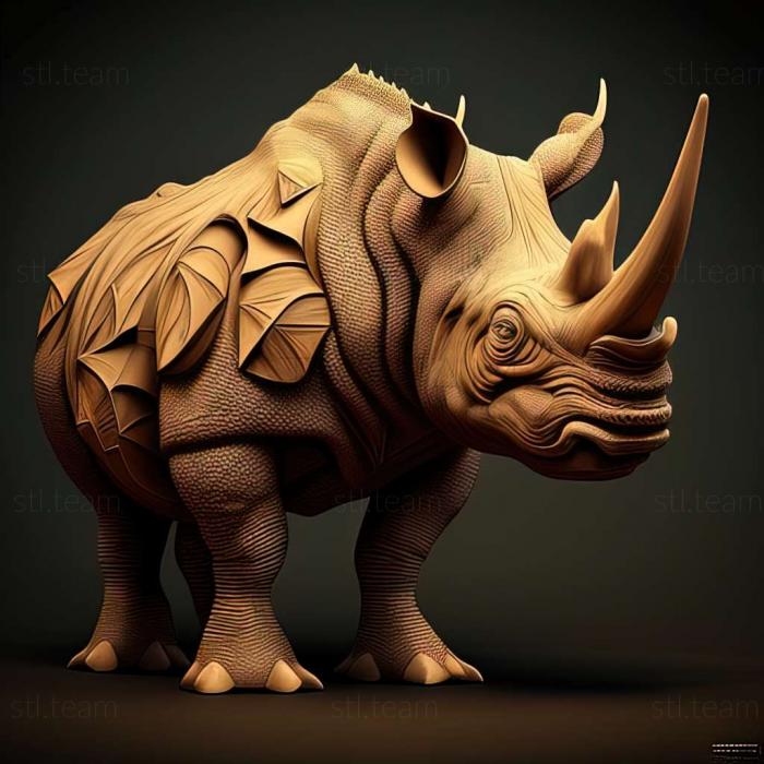 3D model Macropanesthia rhinoceros (STL)